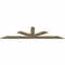 Ekena Millwork Saratoga Rough Sawn Timber Gable Bracket, Douglas Fir, 108"W x 27"H x 2"D x 6"F, 6/12 Pitch GBW108X27X0206SAR00RDF - alternate 4